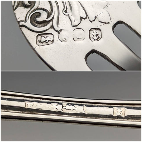 1851 年英國古董純銀洗禮餐具套裝,Foxall and Co 盒裝